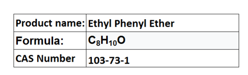 Ethyl Phenyl Ether - C₈H₁₀O