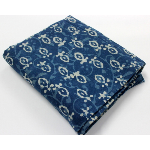 Indigo Blue Print Cotton Fabric