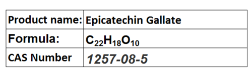 Epicatechin Gallate Epicatechin Gallate