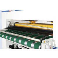 Green And Yellow Automatic Rotary Shear Cutter Machine