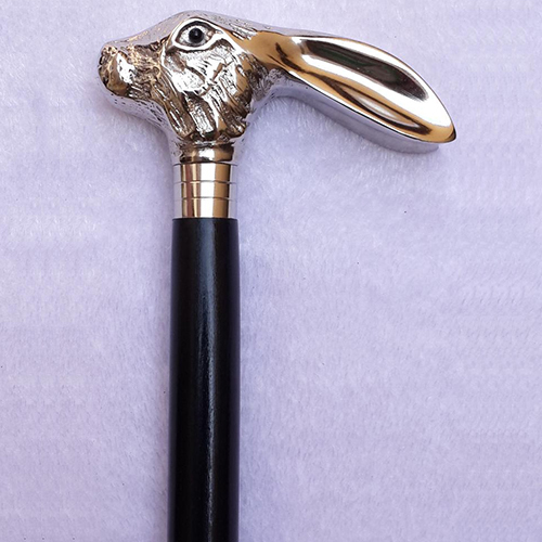 Rabbit Head Wooden Walking Sticks