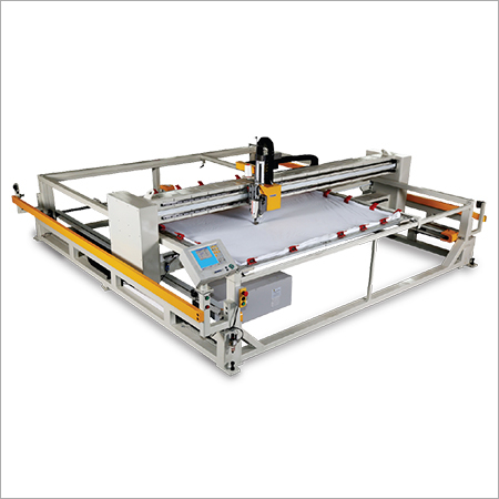 Computerized Quilting in Frame Type Machine ( Lifting Head )