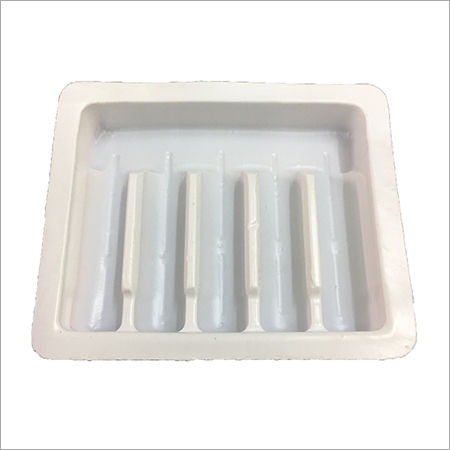 White 5X1Ml Plastic Ampoule Tray