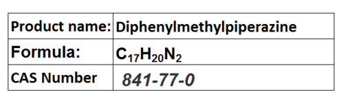 Diphenylmethylpiperazine