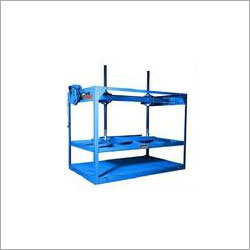 Corrugation Board Pressing Machine - Table Size 55x65 to 75x85 mm 2HP to 3HP Power | Automatic Operation Heavy Gauge Screw Rod Painted Surface Laser Technology Blue Color 700-800 kg Weight