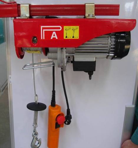 Single Phase Wire Rope Hoist