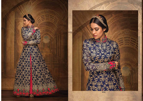 Blue Party Wear Gown