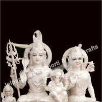 Marble Lord Shiv Parivaar Murti