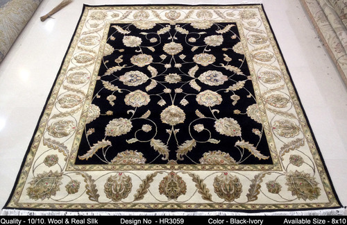 Athenic silk and wool rugs