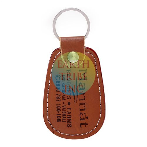 Leather Logo Keychains