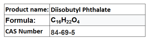 Diisobutyl Phthalate - Chemical Formula C16H22O4, Boiling Point 340°C | Odorless, Heat Stable, Light Stable, Low Density Plasticizer