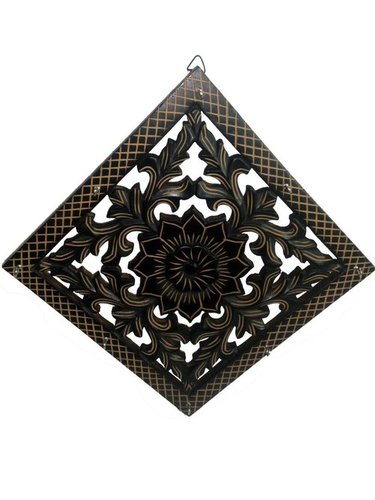 Desi Karigar Wooden Hand Carved Big Wall Hanging Key Hanger