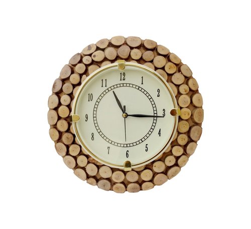 Desi Karigar Fancy Wooden Wall Hanging Clock Watch