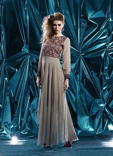 Grey Fancy Designer Kurti