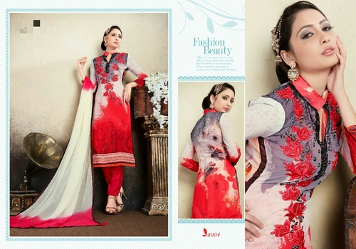GEORGETTE Suit With handwork Nd embroidery