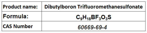 trifluoromethanesulfonates Compounds