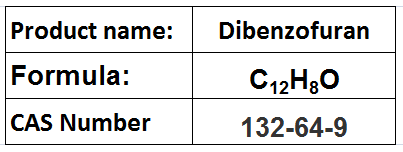 Dibenzofuran - Aromatic Compound White Solid Coal Tar Derived Boiling Point 287Â°C CAS 132-64-9