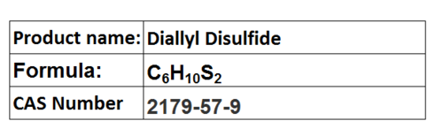 Diallyl Disulfide - Garlic Derived Liquid C6H10S2 CAS 2179-57-9 | Organosulfur Compound Food Additive Chemical Intermediate >99% Purity