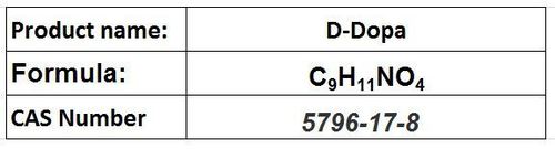 D-Dopa - CâHââNOâ, 98% Purity, 5796-17-8 | Precise Chirality, Water Soluble, Research Grade