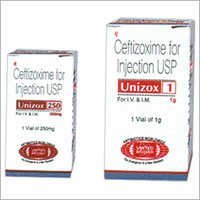 Ceftizoxime For Injection Usp, 250mg / 1g Drug Solutions