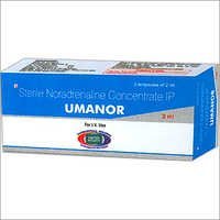 Sterile Noradrenaline Concentrate Ip Drug Solutions