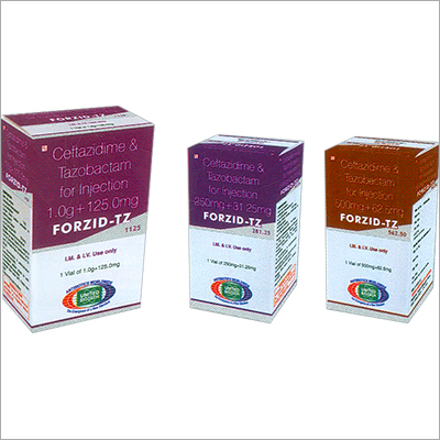 Ceftazidime 1 g + Tazobactam 125mg