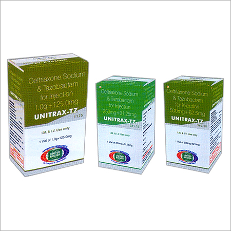 Ceftriaxone Sodium & Tazobactam for Injection