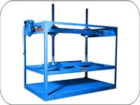Blue Cardboard Sheet Pressing Machine