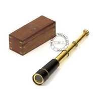 Nautical Brass Telescope With Box