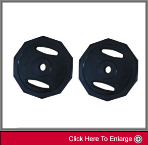 weight-lifting1 2 cut solid rubber plates