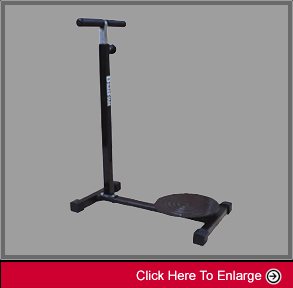 steppers5 twister - Steel 48x15x12 in Black | Easy Use Full Body Low Impact Stepper Portable Design