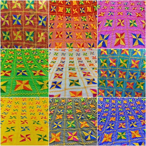Designer Phulkari Dupatta