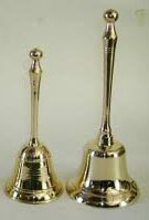 Metal Hand Held Brass Bells