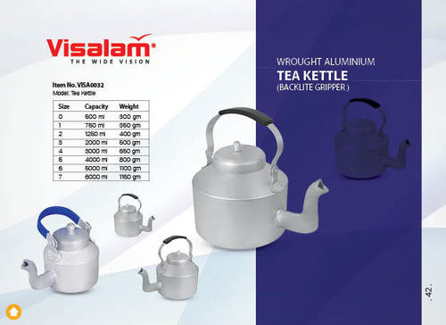 Wrought Aluminium Tea Kettle