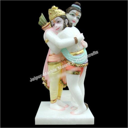 Marble Ram Hanuman Murti
