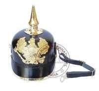 Leather German Picklehaube Armour Helmet