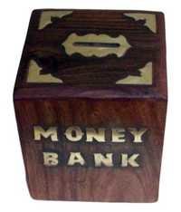 Desi Karigar Sheesham Wood Money Bank
