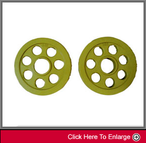 weight-lifting3 7 HOLE RUBBER COATED IRON PLATES