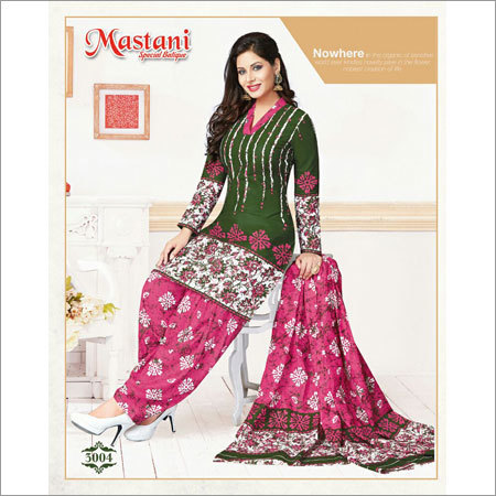 Unstitched Printed Cotton Suits