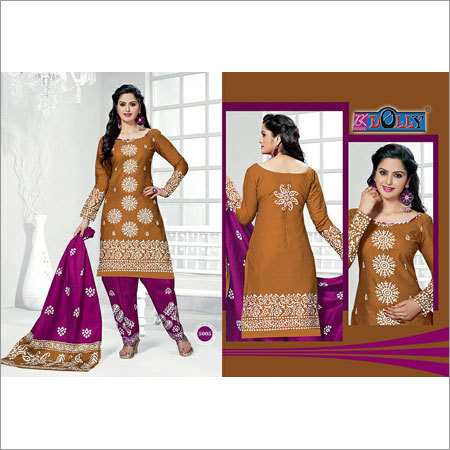Unstitched Printed Cotton Suits