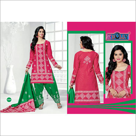 Unstitched Printed Cotton Suits