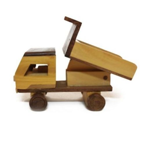 Desi Karigar beautiful wooden classical Dumper Truck toy showpiece