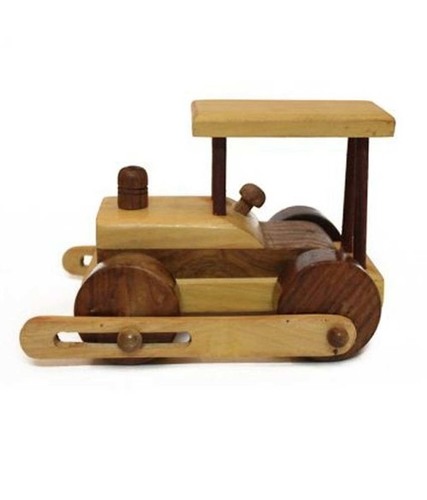 Desi Karigar beautiful wooden classical Army Tank Toy showpiece