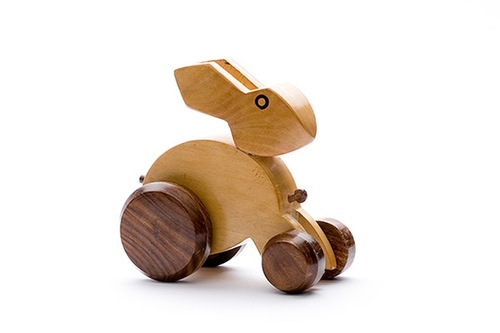 Desi Karigar Wooden rabbit toy By DESI KARIGAR