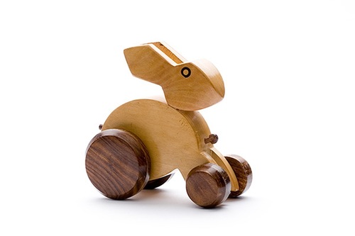 Desi Karigar Wooden rabbit toy