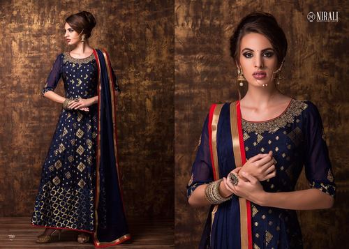 Blue Ikhlaas Ladies Gown