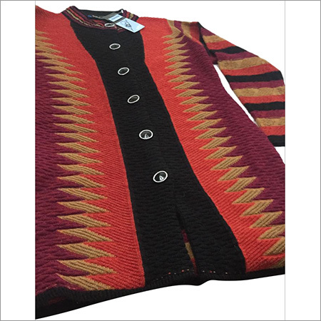 Multicolor Woolen Ladies Coat
