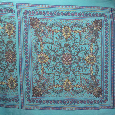 Polyester Crepe Scarf Print
