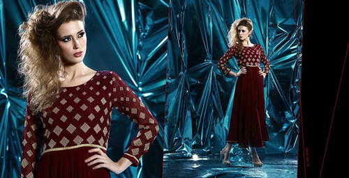 Maroon Designer Kurti