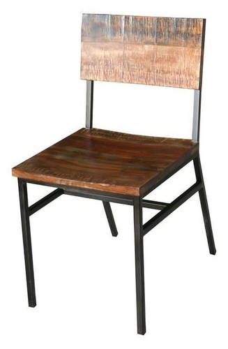 Nautical Wood-And-Metal-Dining-Chairs